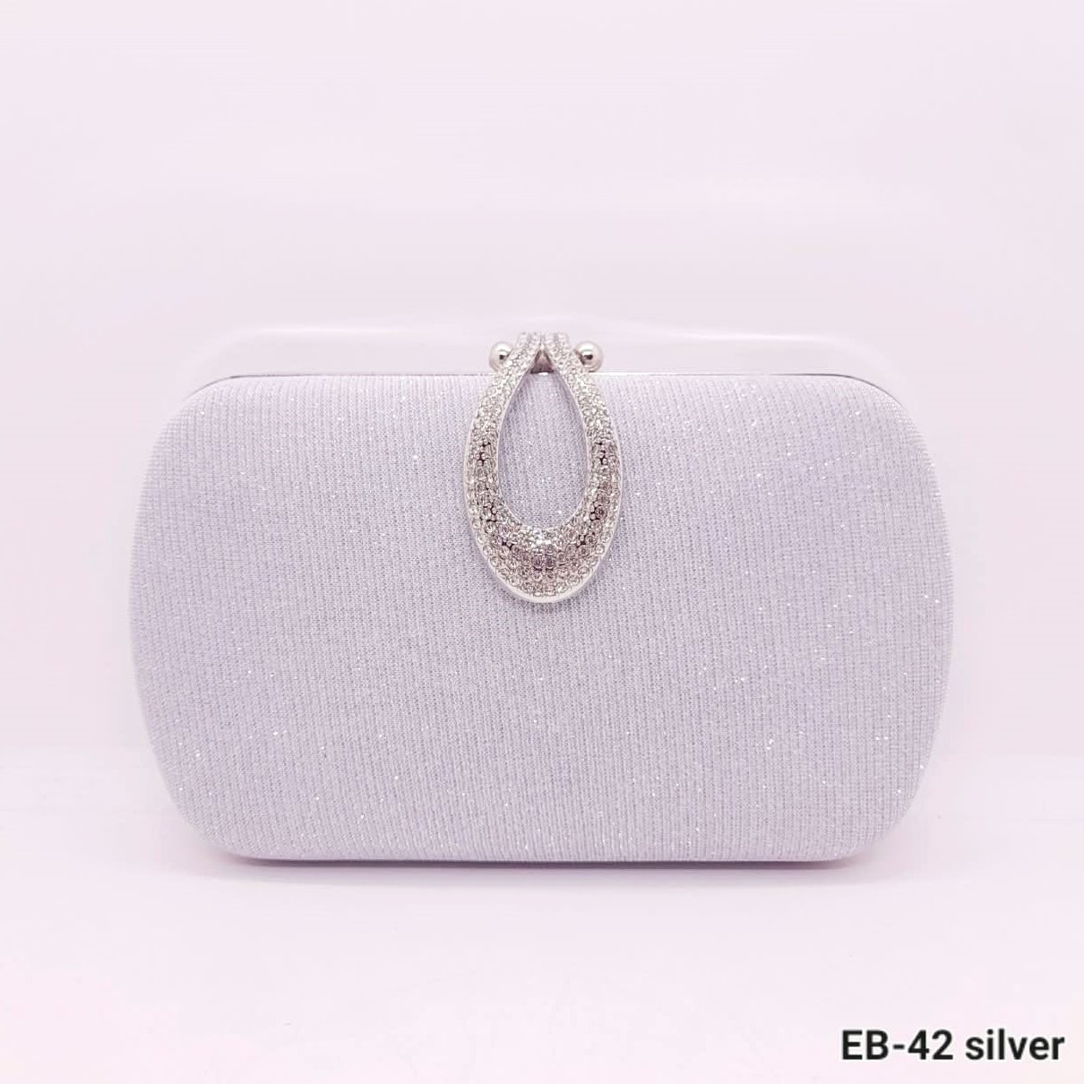 Clutch de Fiesta con Herraje de Strass / EB-42 - Imagen 4