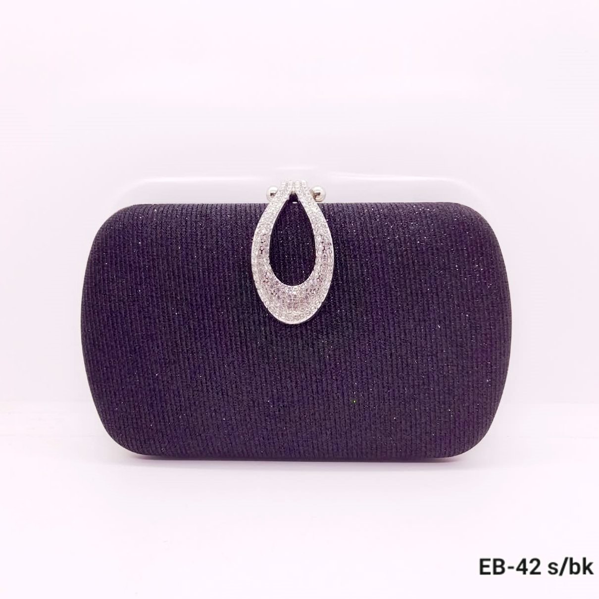 Clutch de Fiesta con Herraje de Strass / EB-42 - Imagen 5